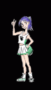 touched up cheerleader